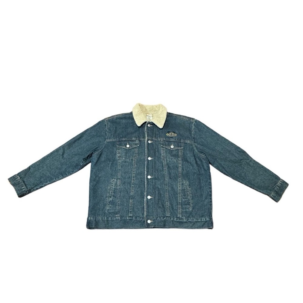 XL Mickey Mouse Disney Direct Sherpa Trucker Button-Up Jean Jacket Unisex